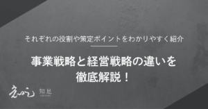 事業戦略 経営戦略 違い