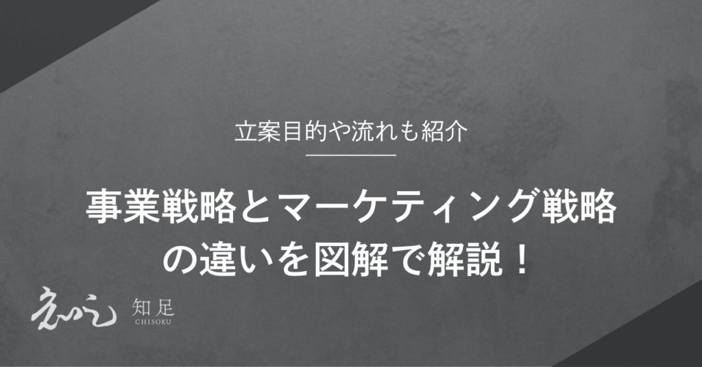 事業戦略 マーケティング戦略 違い