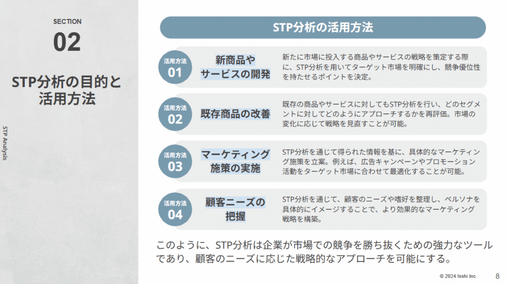 STP分析の活用事例