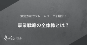 事業戦略　全体像　策定方法