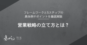 営業戦略 立て方